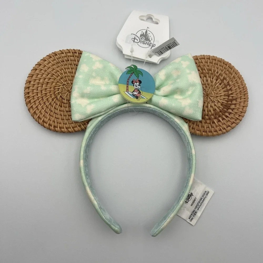 Disney Parks‎ Minnie Mouse Ears Summer Palm Rattan